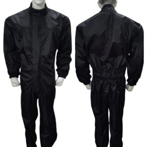 Go Kart Waterproof Weather Driving Rain Suit Circuit Racing Black