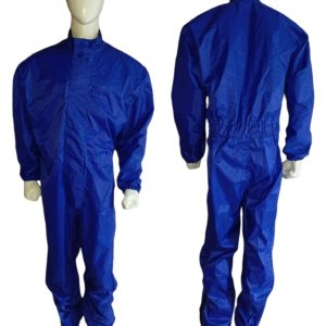 Go Kart Waterproof Weather Driving Rain Suit Circuit Racing Blue