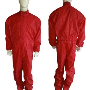 Go Kart Waterproof Weather Driving Rain Suit Circuit Racing Red