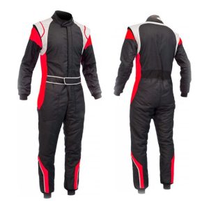 Go Kart Cardura Race Suit Red/Black/White