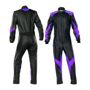 Go Kart Cardura Race Suit Purple/Black