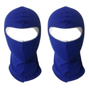 Blue Go Kart Cotton Balaclava | Breathable Karting Face Mask